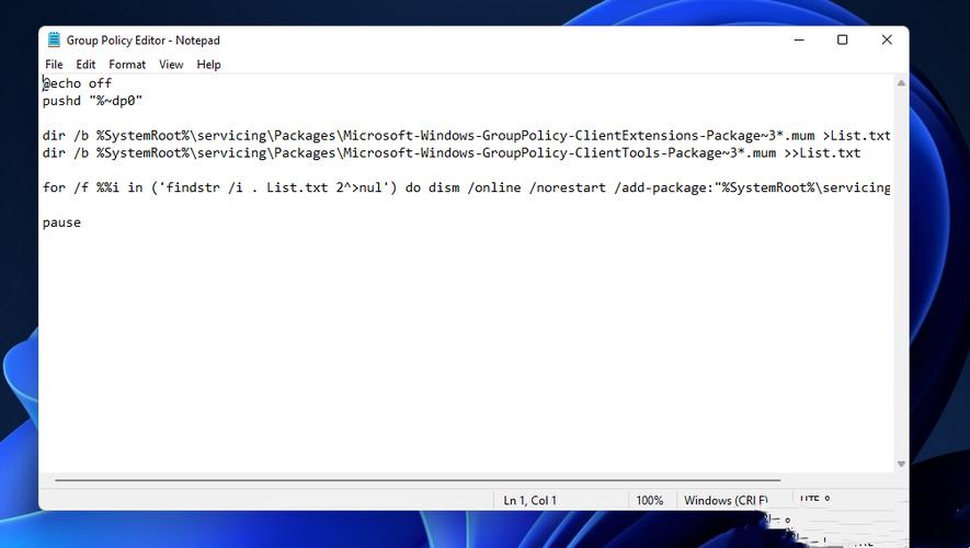 win11家庭版没有gpedit.msc怎么办