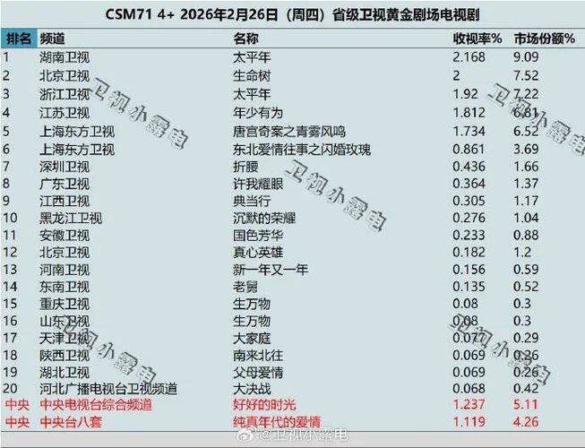 2026口碑最好十部剧