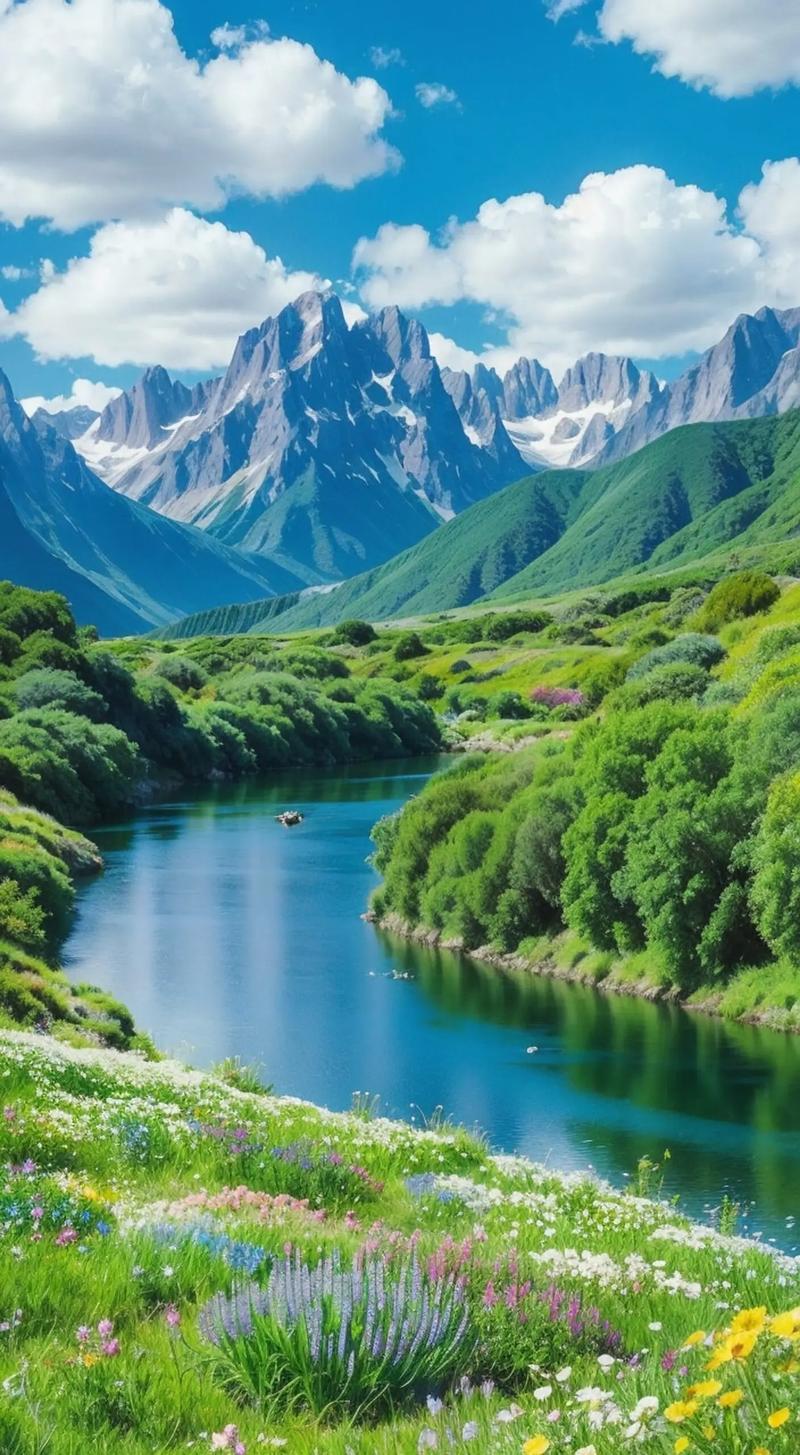 白天的风景图片