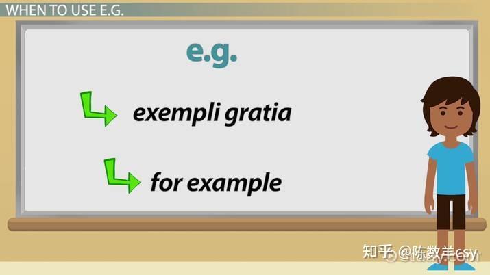 举例用eg.还是e.g.