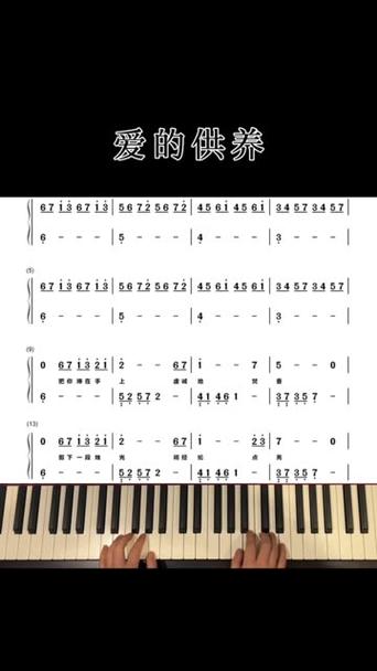 爱的供养琴谱数字