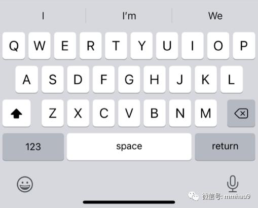 ios键盘