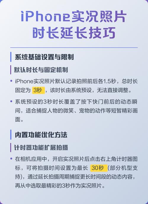苹果拍照实况怎么延长时间截图