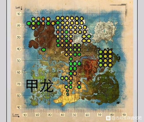 方舟各个地图特色生物