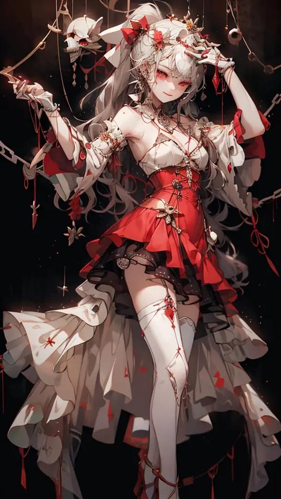 二次元壁纸女生暗黑系