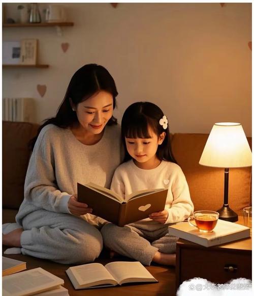 妈妈看书,妈妈在家里看书,妈妈在家里