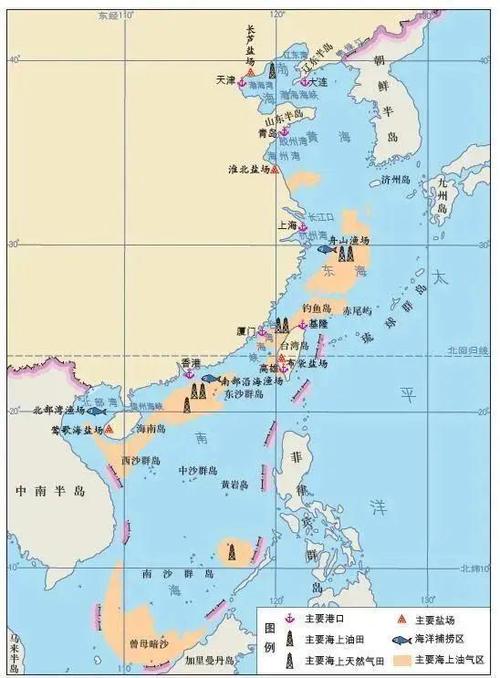 中国海域地图高清版