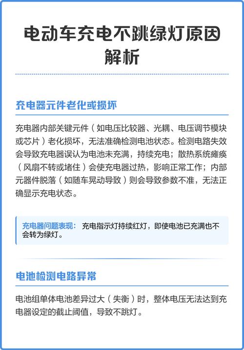 新电动车没充满电就跳绿灯怎么回事