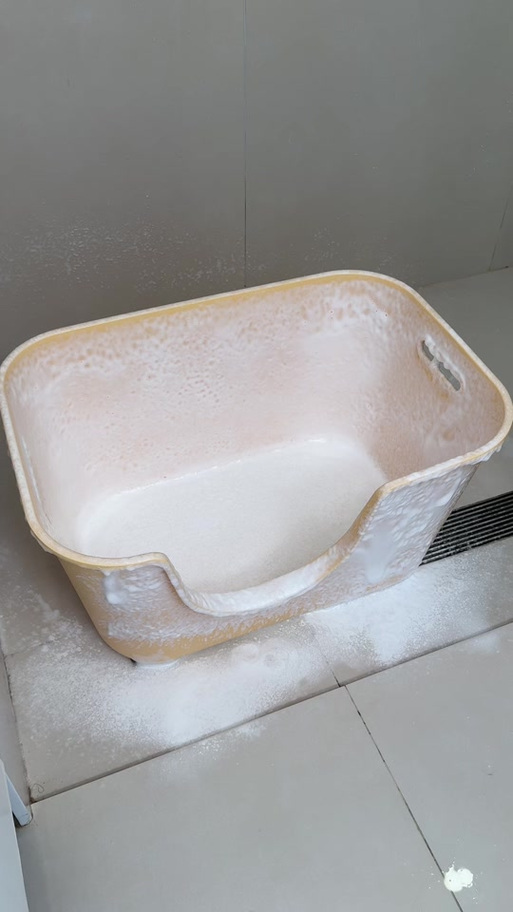 清洗猫砂盆用什么洗