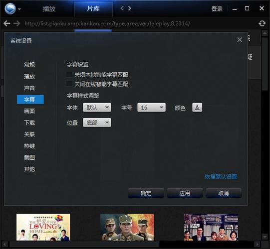 迅雷怎么调出全屏字幕设置方法