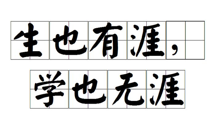 学什么无涯的成语
