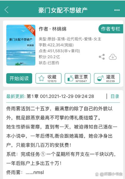 女配的豪门日常穿书