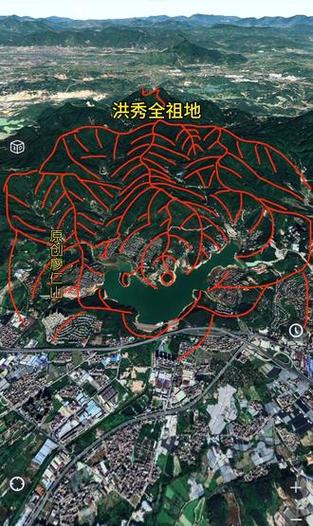 堪舆风水卫星地图