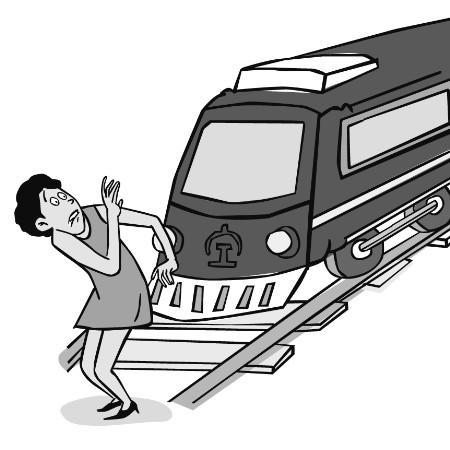 高铁列车醉汉漫画