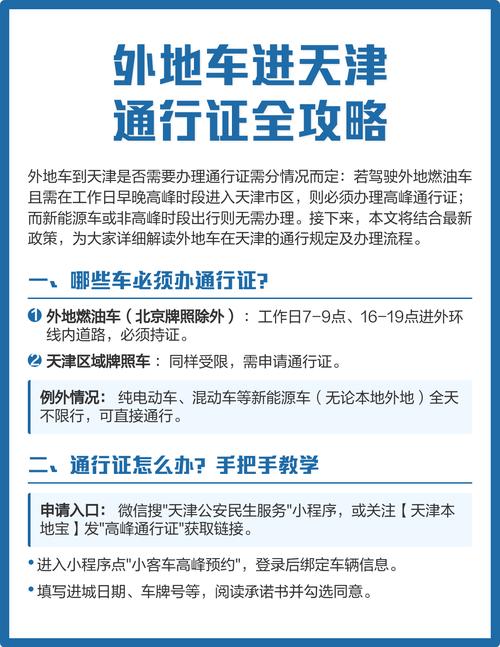 外地车进天津办通行证