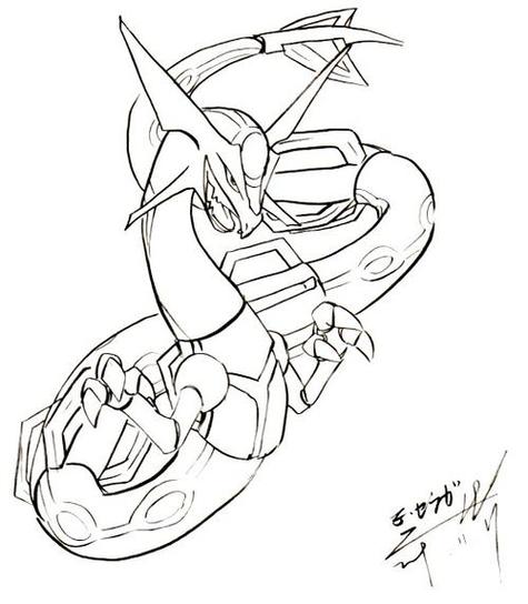 裂空座mega进化简笔画
