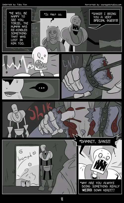 undertale恐惧之下漫画