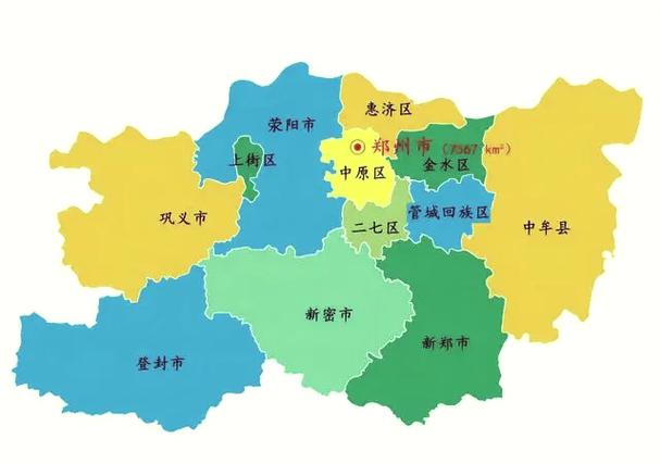 许昌地区有几个县地图