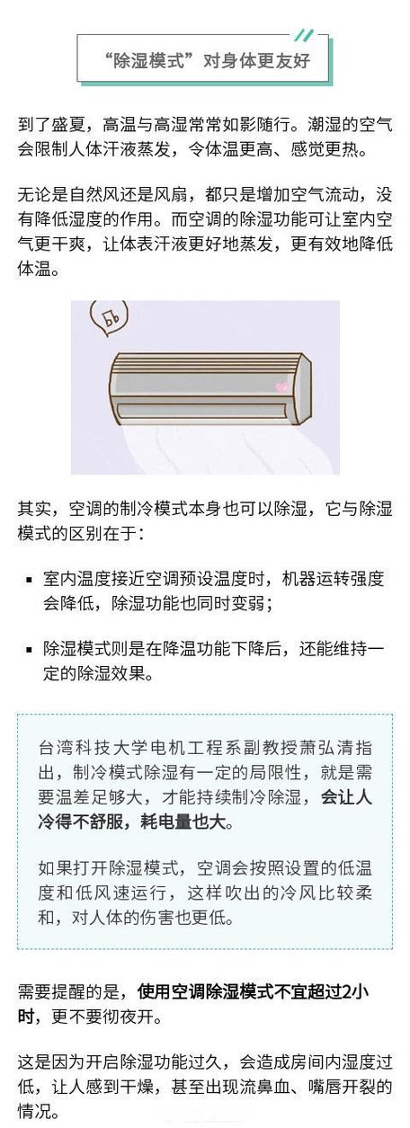 屋里太潮湿怎么开空调