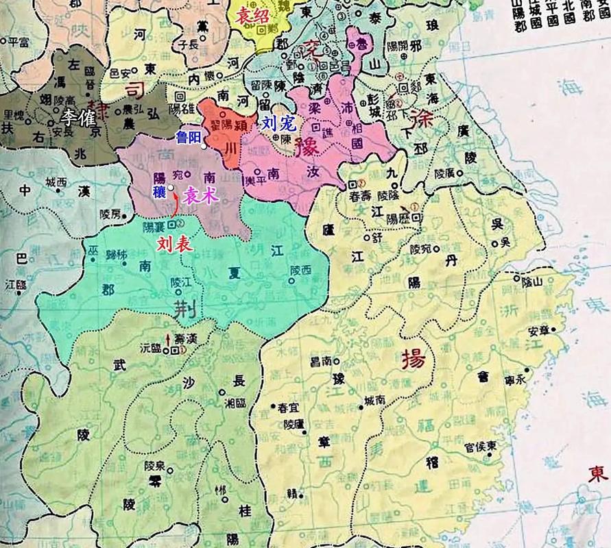 三国割据图