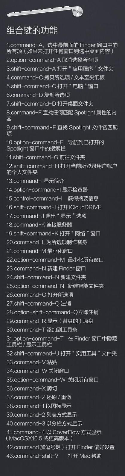 mac 快捷键