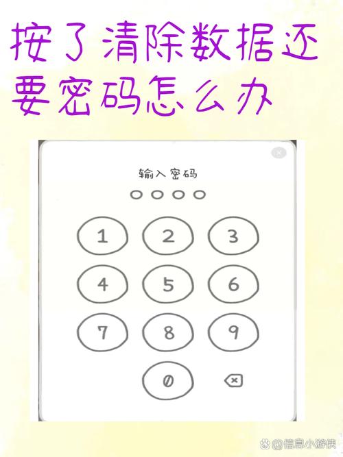 清除数据有密码怎么解