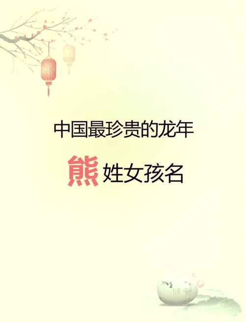 给小熊起名字大全
