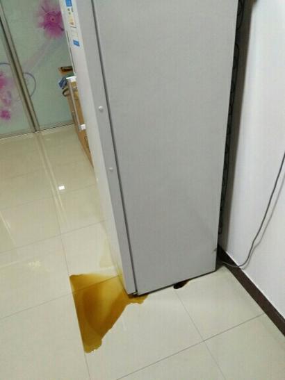冰箱流出粘稠液体