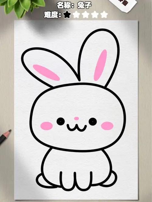 1一9岁儿童画小兔子缩略图
