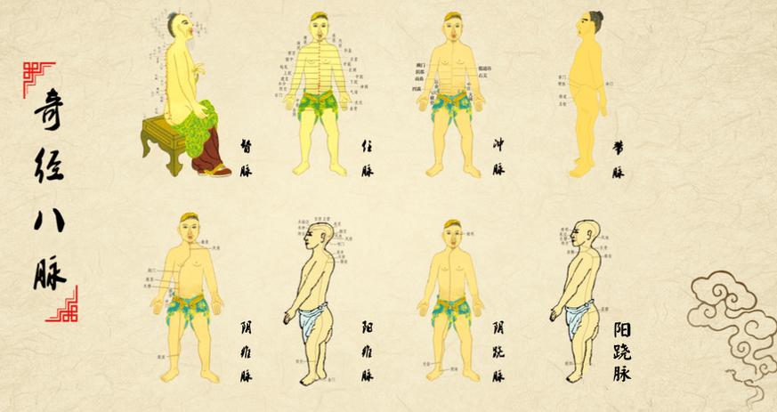 人体奇经八脉经络走向图缩略图