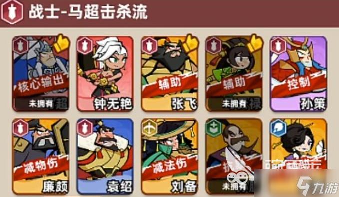 诸葛亮马超阵容搭配效果
