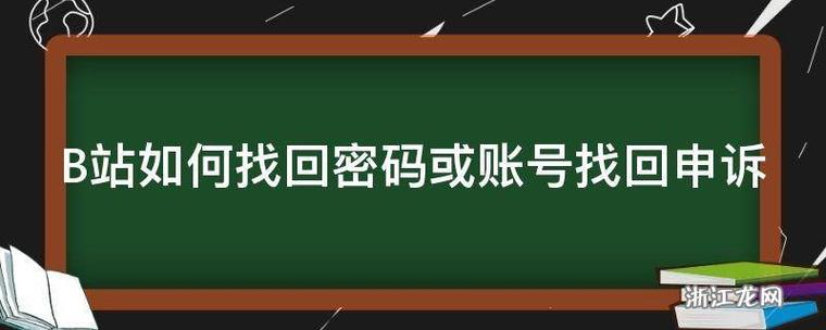 b站账号和密码找回方法截图