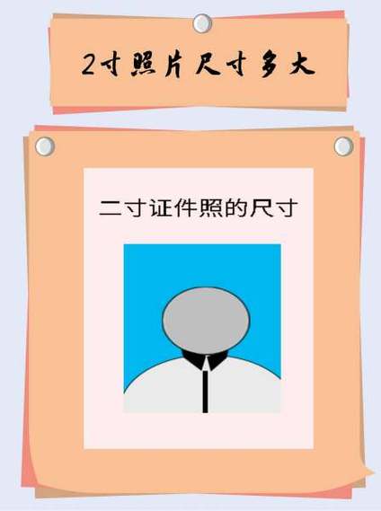 两寸照片电子版尺寸