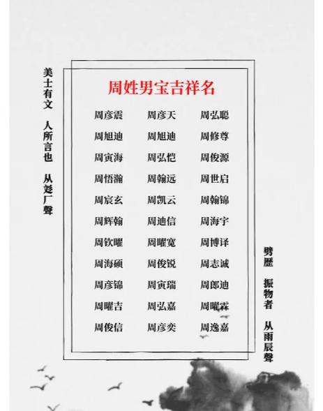 一听就吉利的名字