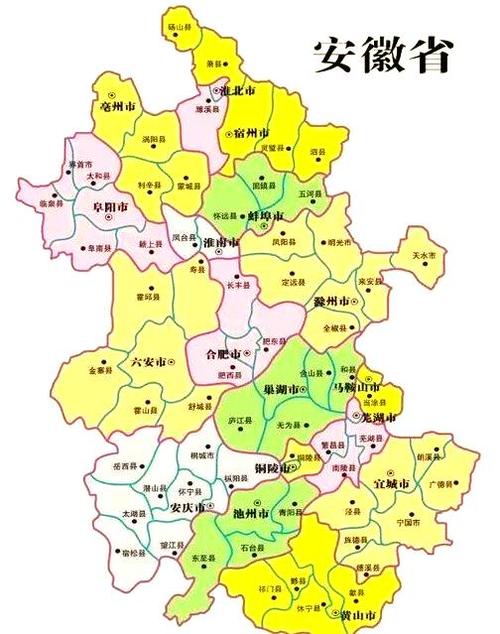 合肥旅游地图景点地图