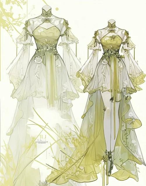 古风衣服手绘
