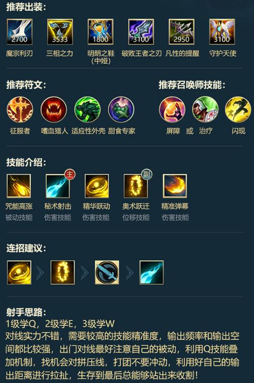 英雄联盟ez出装s9