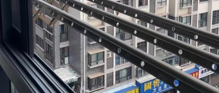 晾衣架伸缩杆断了