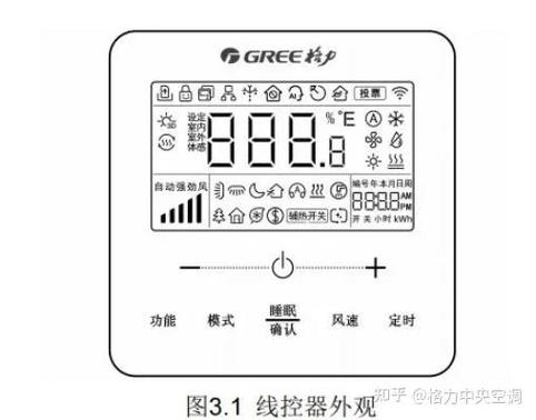 格力空调隐藏功能按键图解