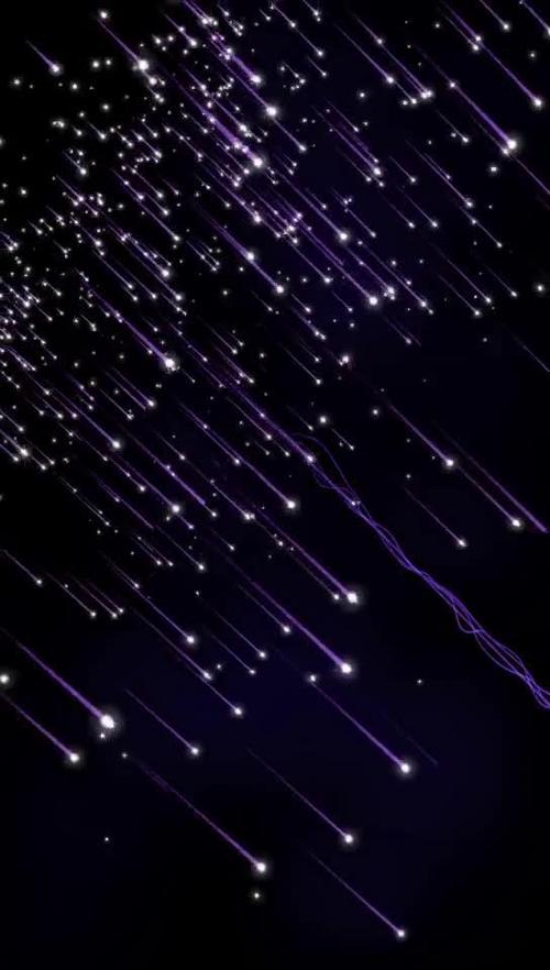 QQ挂件流星划过