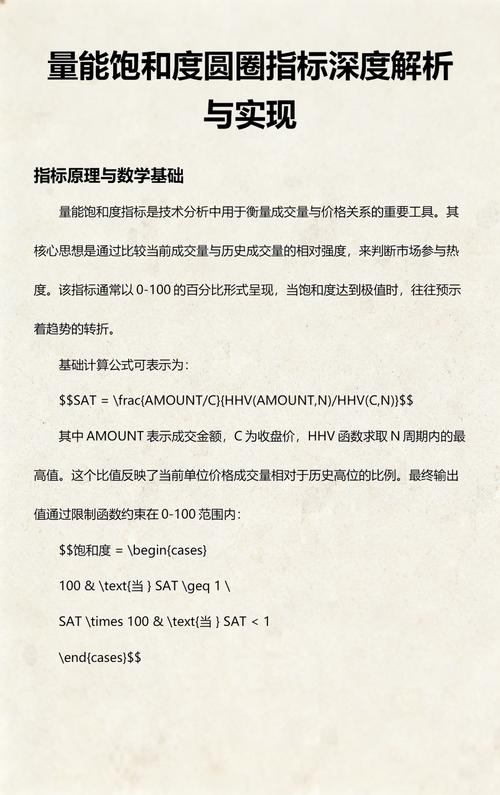 量能饱和度圆圈公式