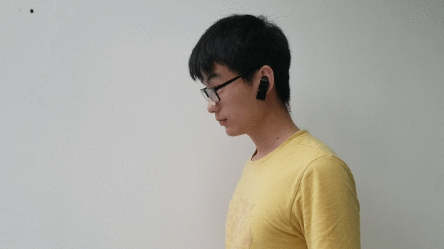 华为b5手环耳机怎么带