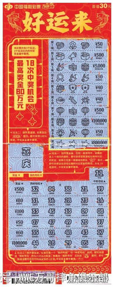 好运来中奖明细图