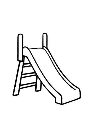 滑滑梯怎么画简笔画