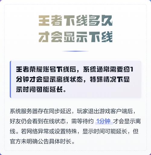 王者下线了还显示在线多久