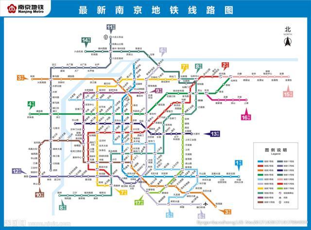 南京地铁一览表