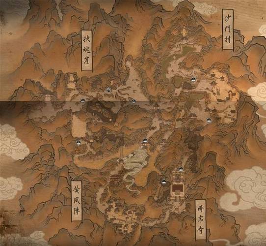 黑神话悟空黄风岭打坐位置