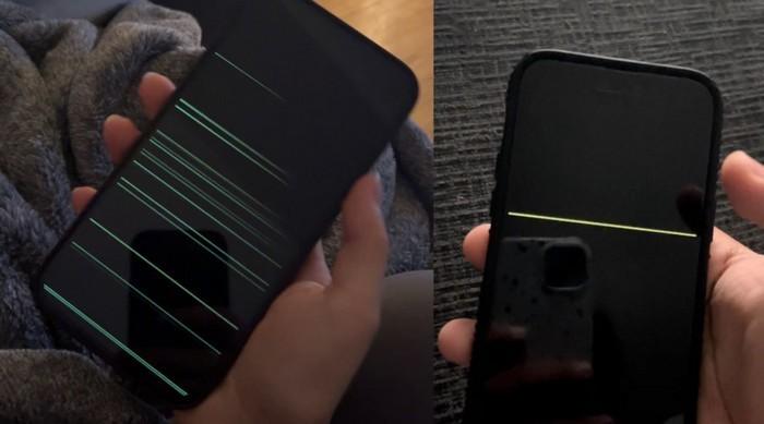 iphone屏幕出现黑色横条纹缩略图