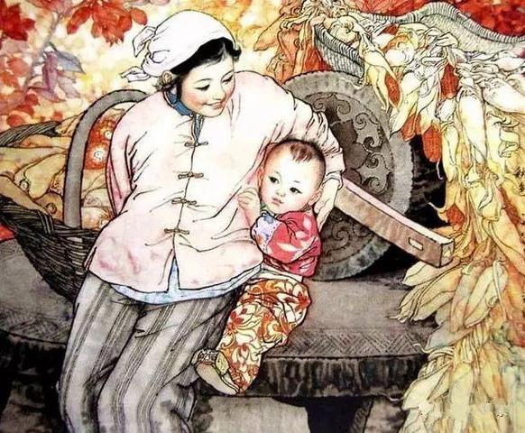 母亲与儿子生下的孩子