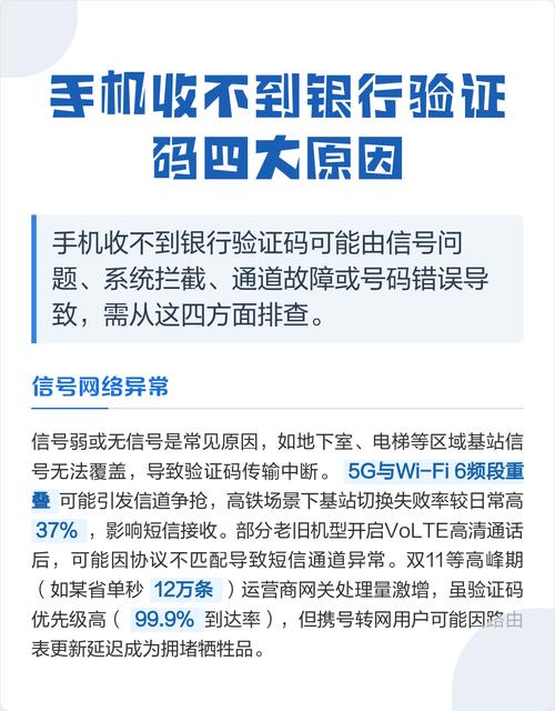 手机收不到银行的信息什么原因